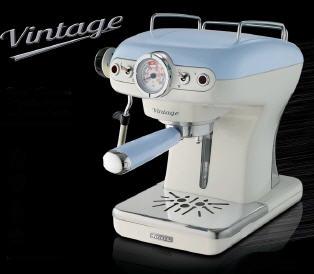 Ariete 1389 00M138915ARKR CAFFE` RETRO` 1389 (CREAM-LIGHT BLUE) Kaffeeautomat Espressohalter