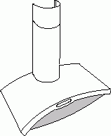 Atag WG3..G Boogmodel schouwkap met glasplaat, voor combinatie met externe motor Ersatzteile und Zubehör