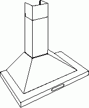 Atag WG5..K Piramide schouwkap, voor combinatie met externe motor Ersatzteile und Zubehör