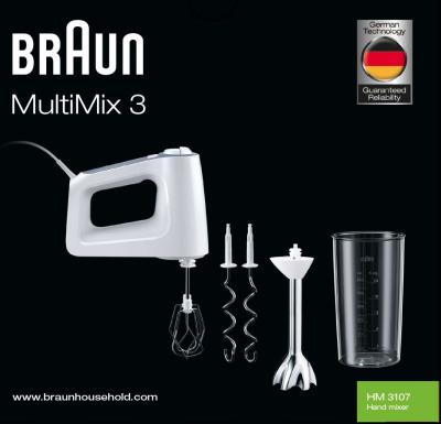 Braun 4644-HM3107WH HM INT S11 0X22211015 Mixstab Stab
