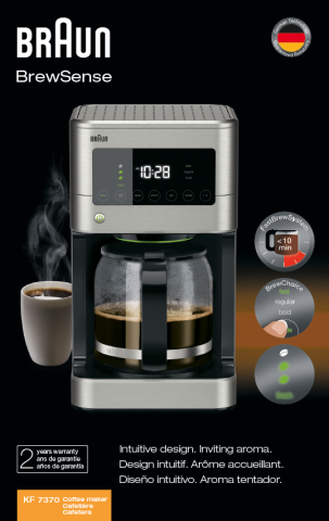 Braun KF7370SI 0X13211032 BrewSense Coffee Maker 3107 - KF7370SI Camping Kaffee Zubehör