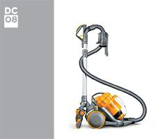 Dyson DC08 11022-01 DC08 All Floors Euro **Retired** (Dark Steel/Tangerine) Staubsauger Elektronik