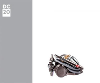 Dyson DC20 12786-01 DC20 Stowaway AnimalPro Euro 12786-01 (Iron/Titanium/Copper) Staubsauger Technik