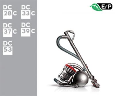Dyson DC28C ErP/DC33C ErP /DC37C ErP/DC39C ErP/DC53 ErP 05737-01 DC33C ErP Extra Euro 205737-01 (Iron/Bright Silver/Moulded Yellow) 2 Staubsauger Kabelrolle