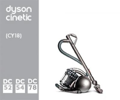 Dyson DC52/DC54/DC78/CY18 04534-01 DC52 Allergy Complete Euro 204534-01 (Iron/Bright Silver/Satin Silver & Red) 2 Ersatzteile