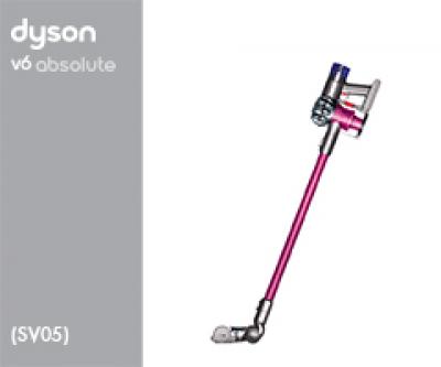 Dyson SV05 04325-01 SV05 Absolute Euro 204325-01 (Iron/Sprayed Nickel/Fuchsia) 2 Staubsauger Saugerbürste