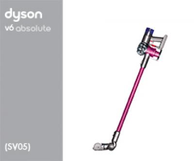 Dyson SV05/v6 absolute 210997-01 SV05 Absolute + Euro (Iron/Sprayed Nickel/Fuchsia) Staubsauger Schlauch