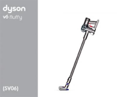 Dyson SV06/v6 fluffy 205984-01 SV06 Fluffy Plus Euro (Sprayed Nickel & Red/Blue) Staubsauger Halter