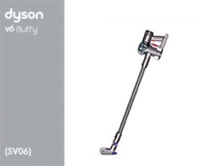 Dyson SV06/v6 fluffy 205984-01 SV06 Fluffy Plus Euro (Sprayed Nickel & Red/Blue) Staubsauger Staubbehälter