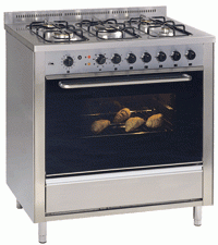 Etna 1908VWRVS Gas/elektrofornuis Beleuchtung