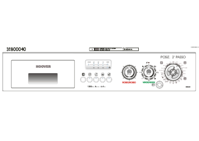 Hoover HDB 244-80 31800040 Waschmaschine Zufuhrschlauch