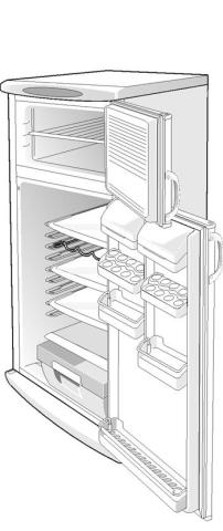 Krting HZS2766/00 KRF6275E 114886 Gefrierschrank Streifen