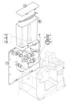 Melitta F630 - water tank & side wall left 630 Kaffee Ersatzteile und Zubehör