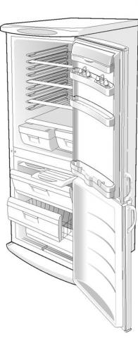 Proline HZS3366/02 PL330WA 133702 Kühlschrank Schiene