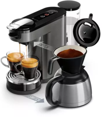Senseo HD6596/50 Switch Premium Kaffeemaschine Kaffeefilter