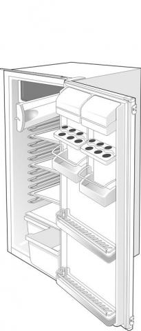 Smeg HTI2126/04 FL227P 374503 Kühlschrank Bügel