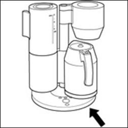 Kaffeemaschine Typenschild finden 1