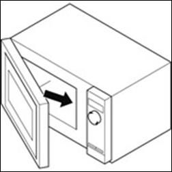 Mikrowelle Typenschild finden 5