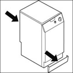 Waschmaschine Typenschild finden 4