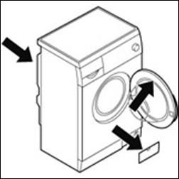 Waschmaschine Typenschild finden 8